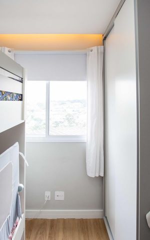 Apartamento à venda com 43m², 2 quartos e 1 vagaQuarto 2