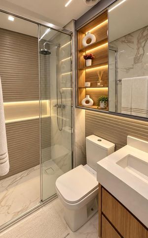 Apartamento à venda com 69m², 3 quartos e 1 vaga Apartamento à venda com 69m², 3 quartos e 1 vagaBanheiro 1