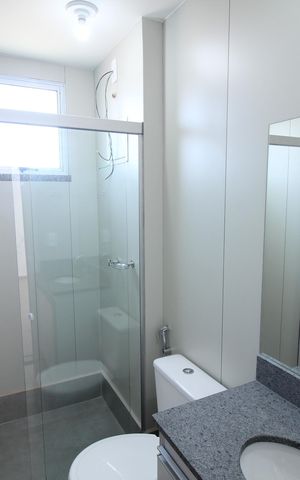 Apartamento para alugar com 52m², 2 quartos e 2 vagasBanheiro