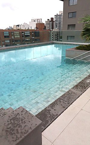 Studio para alugar com 28m², 1 quarto e 1 vagaRooftop - piscina
