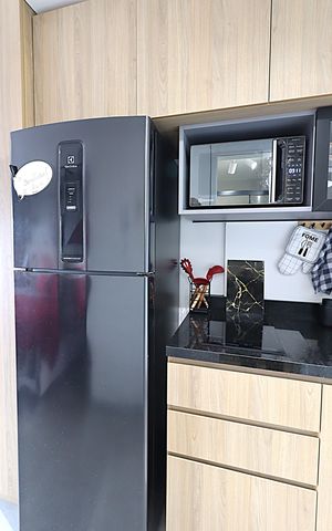 Studio para alugar com 28m², 1 quarto e 1 vagaEspaço integrados - cozinha