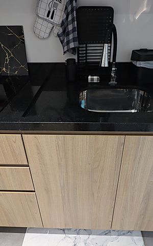 Studio para alugar com 28m², 1 quarto e 1 vagaEspaço integrados - cozinha