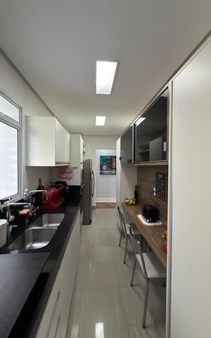 Apartamento à venda com 145m², 3 quartos e 3 vagasCozinha 
