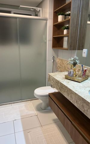 Apartamento para alugar com 99m², 2 quartos e 2 vagas Apartamento para alugar com 99m², 2 quartos e 2 vagasBanheiro