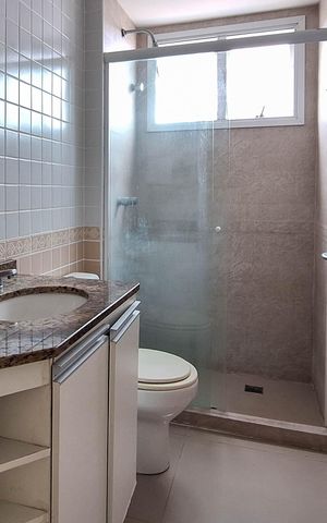 Apartamento para alugar com 120m², 2 quartos e 1 vaga Apartamento para alugar com 120m², 2 quartos e 1 vagaBanheiro Social
