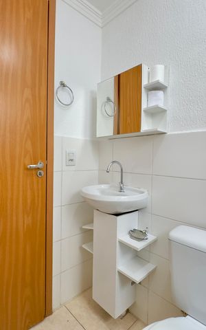 Apartamento para alugar com 42m², 2 quartos e 1 vaga Apartamento para alugar com 42m², 2 quartos e 1 vagaBanheiro