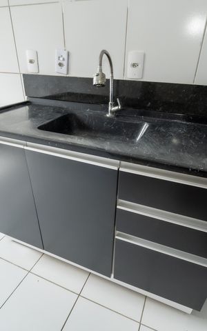 Apartamento à venda com 51m², 2 quartos e 1 vaga Apartamento à venda com 51m², 2 quartos e 1 vagaCozinha e Área de Serviço
