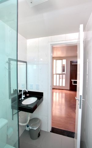 Apartamento para alugar com 45m², 2 quartos e 1 vaga Apartamento para alugar com 45m², 2 quartos e 1 vagaBanheiro Social