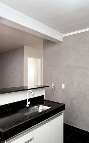 Apartamento para alugar com 45m², 2 quartos e 1 vaga Apartamento para alugar com 45m², 2 quartos e 1 vagaCozinha e Área de Serviço