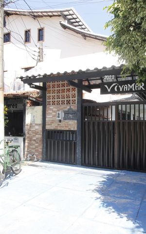 Casa de condomínio para alugar com 80m², 2 quartos e 1 vagaFachada