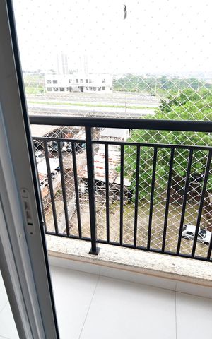 Apartamento para alugar com 47m², 2 quartos e 1 vagaSala - Sacada