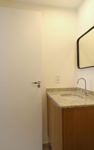 Apartamento para alugar com 25m², 1 quarto e sem vagaBanheiro da Suíte