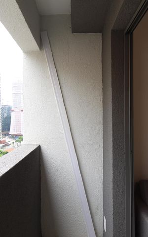 Apartamento para alugar com 25m², 1 quarto e sem vagaVaranda