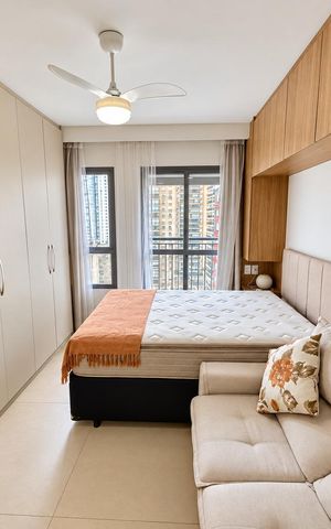 Studio para alugar com 24m², 1 quarto e sem vagaStudio