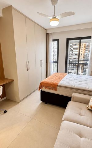 Studio para alugar com 24m², 1 quarto e sem vagaStudio