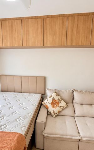 Studio para alugar com 24m², 1 quarto e sem vagaStudio