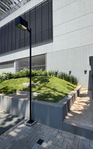 Apartamento para alugar com 30m², 1 quarto e sem vaga Apartamento para alugar com 30m², 1 quarto e sem vagaFachada com placa grande