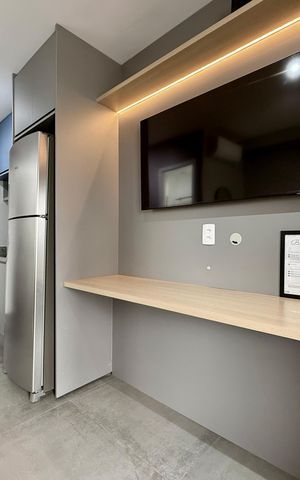 Studio à venda com 25m², 1 quarto e sem vaga Studio à venda com 25m², 1 quarto e sem vagaQuarto