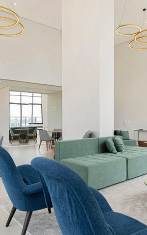 Studio à venda com 25m², 1 quarto e sem vaga Studio à venda com 25m², 1 quarto e sem vagaSalão de Festas