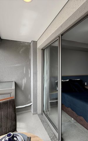 Studio à venda com 25m², 1 quarto e sem vaga Studio à venda com 25m², 1 quarto e sem vagaSacada