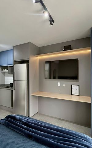 Studio à venda com 25m², 1 quarto e sem vaga Studio à venda com 25m², 1 quarto e sem vagaQuarto