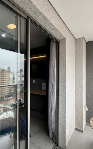 Studio à venda com 25m², 1 quarto e sem vaga Studio à venda com 25m², 1 quarto e sem vagaSacada