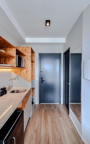 Studio para alugar com 23m², 1 quarto e sem vagaCozinha