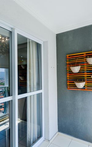 Apartamento para alugar com 58m², 2 quartos e 1 vagaVaranda da Sala