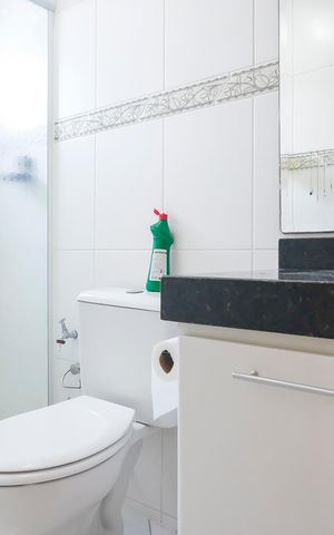 Apartamento para alugar com 83m², 3 quartos e 2 vagasBanheiro da suíte