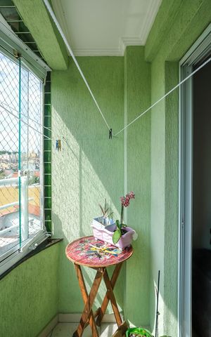 Apartamento para alugar com 83m², 3 quartos e 2 vagasVaranda da sala