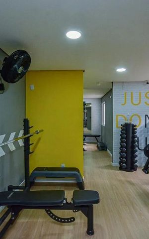 Apartamento à venda com 32m², 2 quartos e sem vaga Apartamento à venda com 32m², 2 quartos e sem vagaÁrea comum - Academia