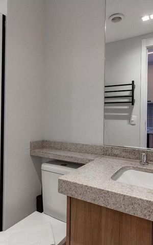 Apartamento para alugar com 28m², 1 quarto e sem vaga Apartamento para alugar com 28m², 1 quarto e sem vagaBanheiro