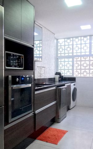 Apartamento para alugar com 100m², 2 quartos e 1 vagaCozinha e Área de Serviço