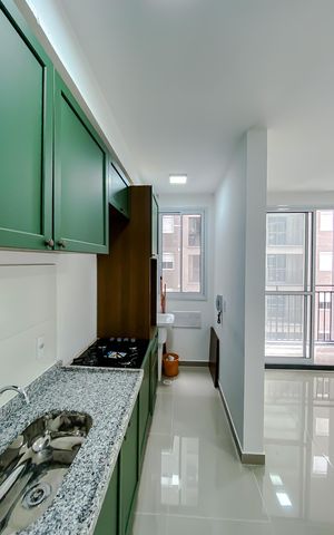 Apartamento para alugar com 40m², 2 quartos e sem vaga Apartamento para alugar com 40m², 2 quartos e sem vagaCozinha
