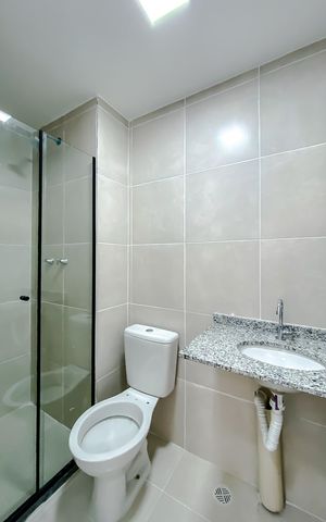 Apartamento para alugar com 40m², 2 quartos e sem vaga Apartamento para alugar com 40m², 2 quartos e sem vagaBanheiro