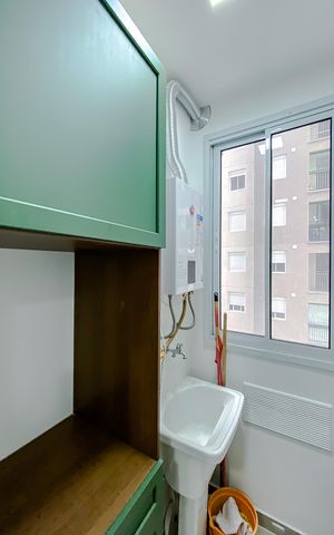 Apartamento para alugar com 40m², 2 quartos e sem vaga Apartamento para alugar com 40m², 2 quartos e sem vagaÁrea de Serviço