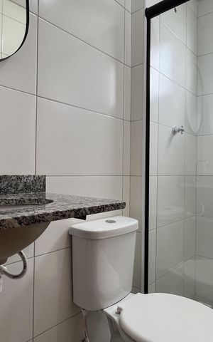 Apartamento para alugar com 55m², 2 quartos e 1 vagaBanheiro da Suíte