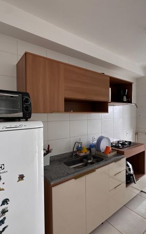 Apartamento para alugar com 53m², 2 quartos e 1 vaga Apartamento para alugar com 53m², 2 quartos e 1 vagaCozinha e Área de Serviço