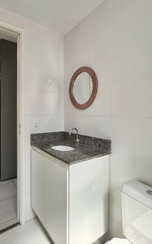Apartamento para alugar com 35m², 2 quartos e sem vaga Apartamento para alugar com 35m², 2 quartos e sem vagaBanheiro