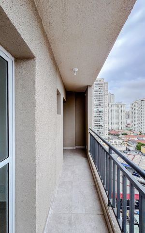 Apartamento para alugar com 45m², 2 quartos e sem vagaVaranda