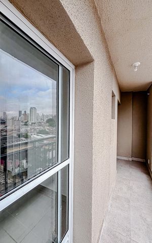 Apartamento para alugar com 45m², 2 quartos e sem vagaVaranda