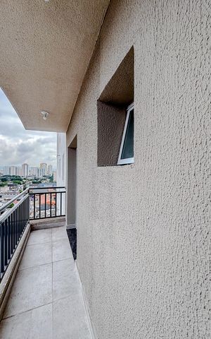 Apartamento para alugar com 45m², 2 quartos e sem vagaVaranda