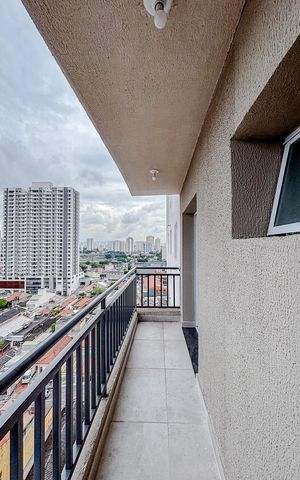 Apartamento para alugar com 45m², 2 quartos e sem vagaVaranda