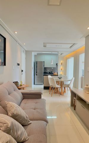 Apartamento à venda com 54m², 2 quartos e 1 vagaSala