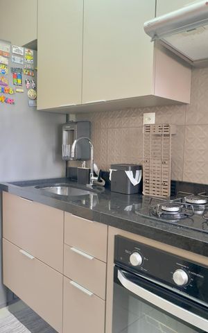 Apartamento à venda com 54m², 2 quartos e 1 vagaCozinha