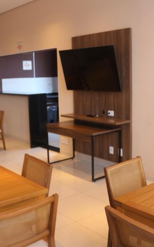 Apartamento para alugar com 65m², 2 quartos e 1 vagaÁrea comum - Salão de festas