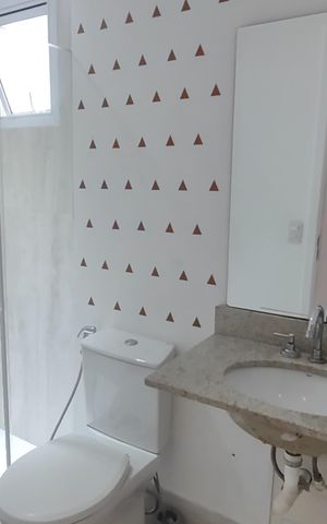 Apartamento para alugar com 65m², 2 quartos e 1 vaga Apartamento para alugar com 65m², 2 quartos e 1 vagaBanheiro Social
