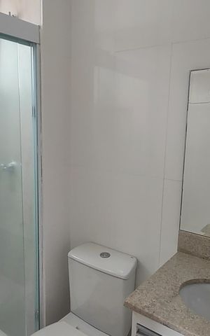 Apartamento para alugar com 65m², 2 quartos e 1 vaga Apartamento para alugar com 65m², 2 quartos e 1 vagaBanheiro da Suíte