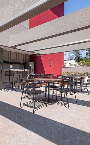 Studio para alugar com 24m², 1 quarto e sem vaga Studio para alugar com 24m², 1 quarto e sem vagaChurrasqueira