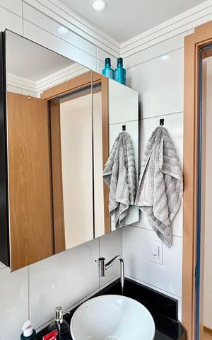 Apartamento à venda com 44m², 2 quartos e 1 vaga Apartamento à venda com 44m², 2 quartos e 1 vagaBanheiro